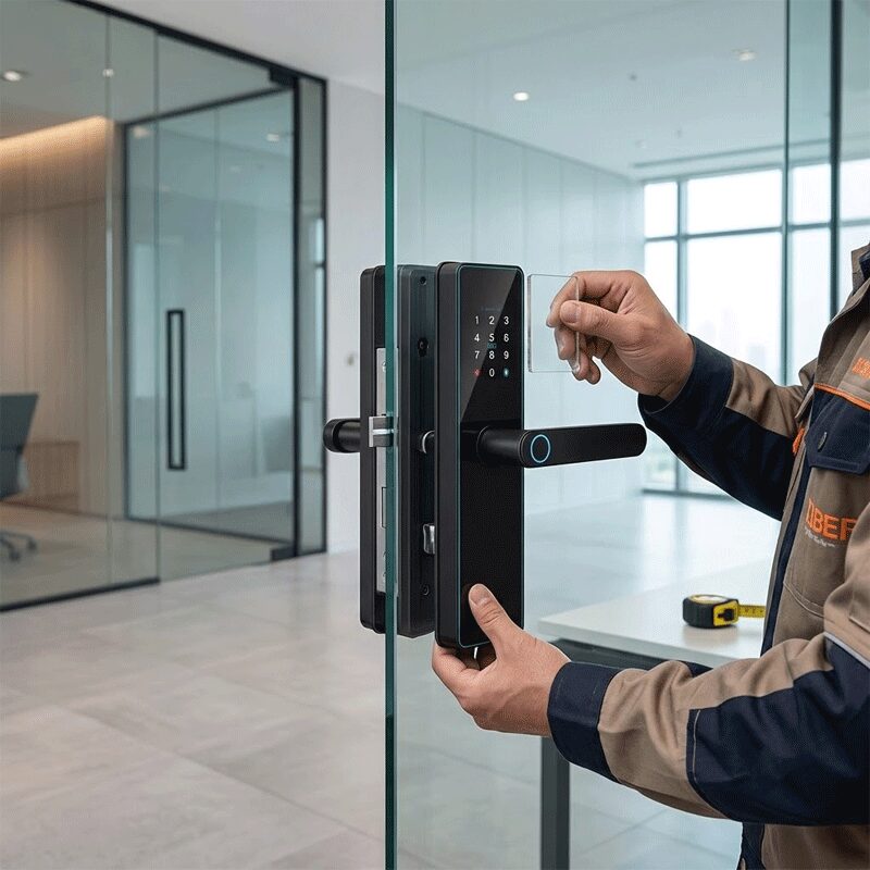 Check if the Smart Lock Is Compatible with Your Glass Door