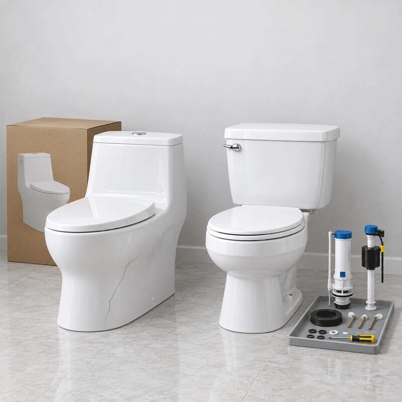 1-Piece vs. 2-Piece Water Closets: What’s the Difference and Which One Should You Choose? 7 Cost Availability Repairability