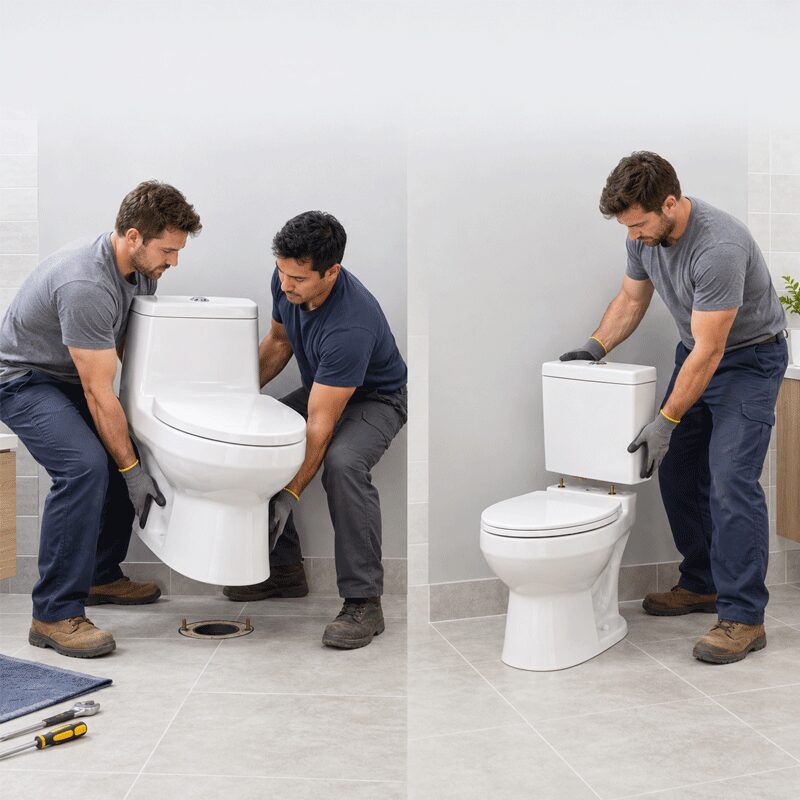 1-Piece vs. 2-Piece Water Closets: What’s the Difference and Which One Should You Choose? 6 Weight Handling Installation