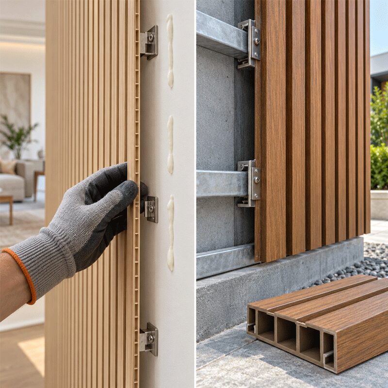 Indoor vs Outdoor Fluted Panels: What’s the Real Difference? 3 Weight Thickness and Structure